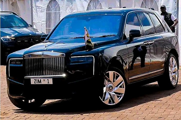 Zimbabwe President’s Latest Ride Is Armored Rolls-Royce Cullinan, Joins Maybach S-Class Sedan And SUV - autojosh
