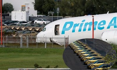 Amazon Cargo Plane Crashes In Miami, Narrowly Misses Car Lot Full Of Tesla Cybercabs - autojosh