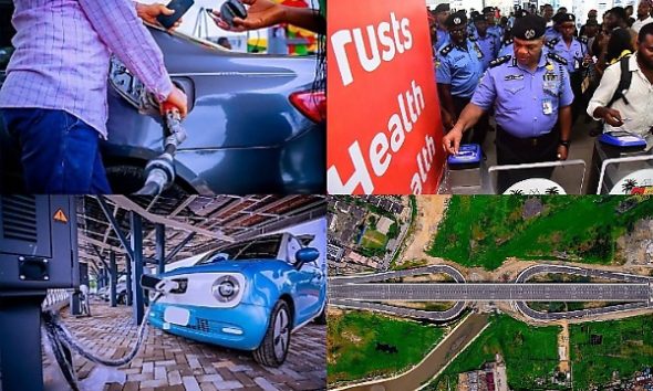 NNPC Opens Smart Fuel Station, Lagos Police Get 3 Months Free Rides, Opebi-Ojota Link Bridge, News In The Past Week
