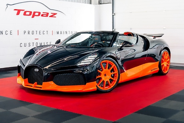 Bugatti W16 Mistral: $16.3M World’s Fastest Open-Top Car Gets Paint Protection Film
