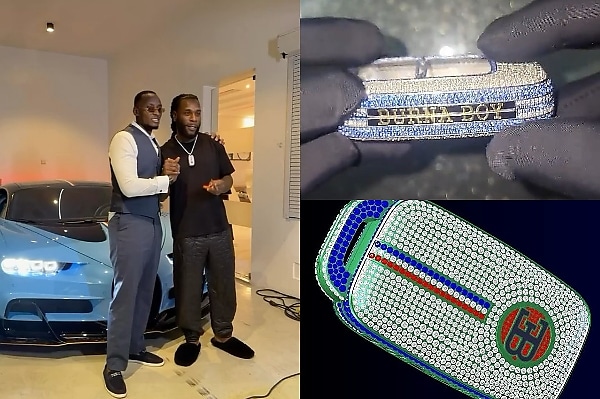 Diamond-Encrusted Key For Burna Boy’s ₦9B Bugatti Chiron VXX Can Buy A Brand-New Car