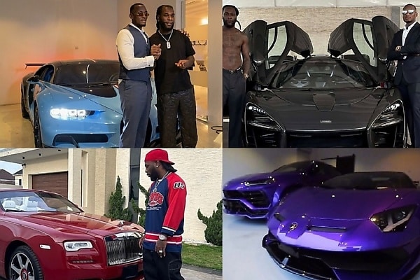 From ₦9B Bugatti Chiron To Porsche 911 GT3 RS, 11 Impressive Cars In Burna Boy’s Multi-Billion-Naira Car Collection