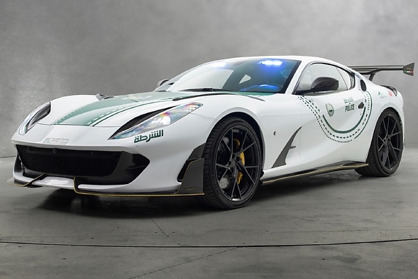 Mansory Ferrari 812 Superfast Joins Dubai Police Fleet With 800-hp V12, 345km/h Top Speed