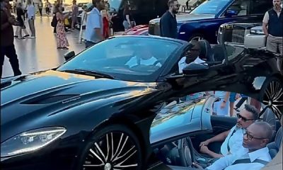 Open-Air Driving: Femi Otedola Takes His Aston Martin DBS Superleggera For A Spin In Monaco - autojosh