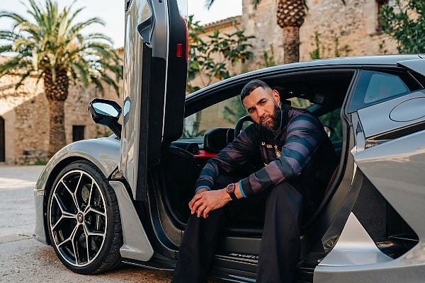 Karim Benzema Shows Off New $740,000 Ferrari 12Cilindri and $800,000 Lamborghini Revuelto