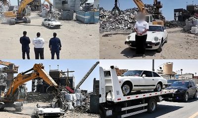 Kuwait Arrests Driver For Reckless Stunts, Forces Him To Watch His Car Get Crushed, Flattened Into Scrap Metal - autojosh