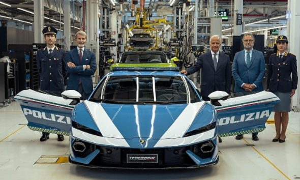 Lamborghini Unveils 920-HP Temerario Polizia Supercar For Italian Police - autojosh