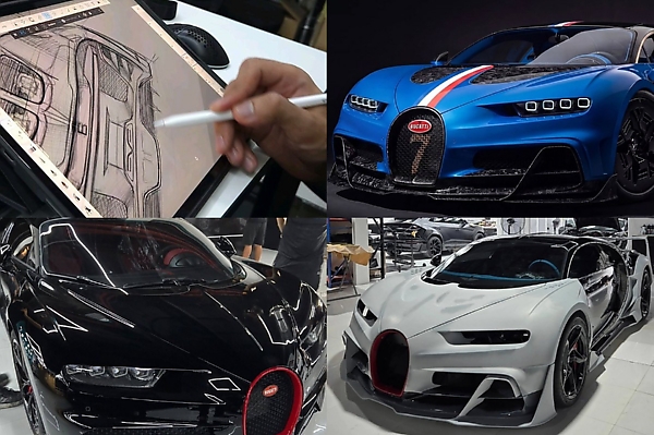 Burna Boy’s ₦9 Billion Bugatti Chiron VXX: The Making By Venuum - autojosh