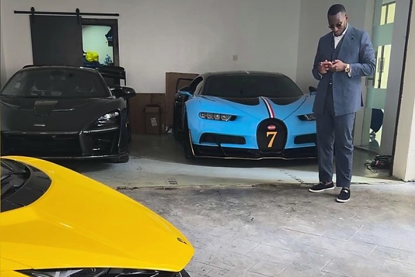 Most Expensive In Africa : Burna Boy Takes Delivery Of His ₦9B Bugatti Chiron VXX