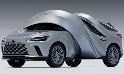MOTOMORPHOSIS: MSCHF Transforms Lexus RZ 450e and RX 450h+ Into Bizarre Car Sculptures