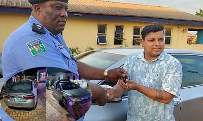 Stolen Toyota Camry Recovered In 8 Hours By Ogun Police, Returned To Indian Owner