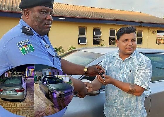 Stolen Toyota Camry Recovered In 8 Hours By Ogun Police, Returned To Indian Owner