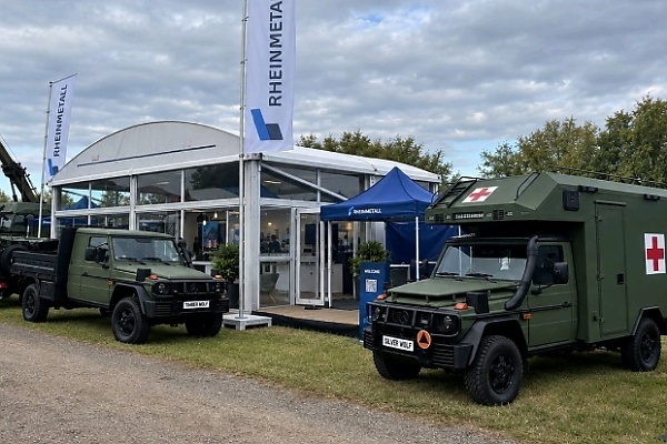 Mercedes And Rheinmetall Unveil G-Class-Based Timber Wolf And Silver Wolf For British Army