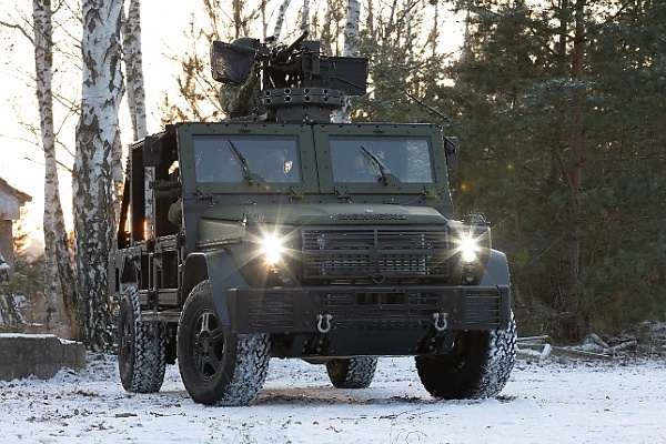 Mercedes And Rheinmetall Unveil G-Class-Based Timber Wolf And Silver Wolf For British Army