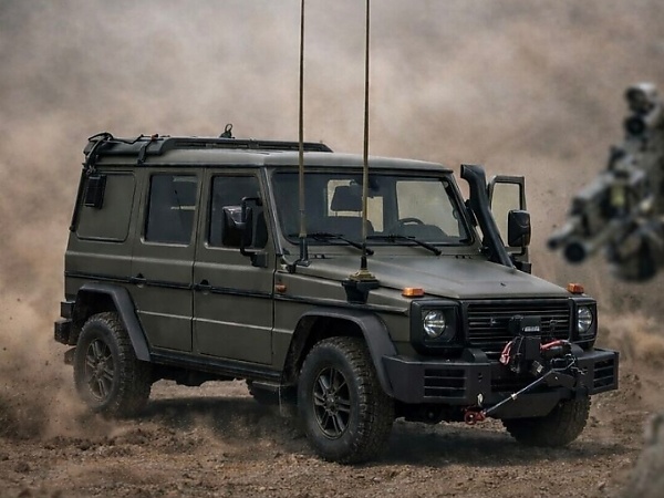 Mercedes And Rheinmetall Unveil G-Class-Based Timber Wolf And Silver Wolf For British Army