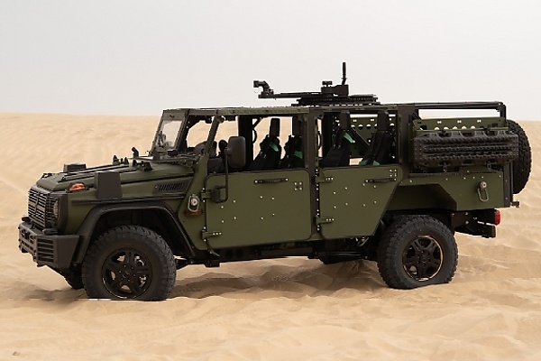 Mercedes And Rheinmetall Unveil G-Class-Based Timber Wolf And Silver Wolf For British Army