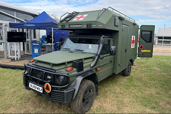 Mercedes And Rheinmetall Unveil G-Class-Based Timber Wolf And Silver Wolf For British Army