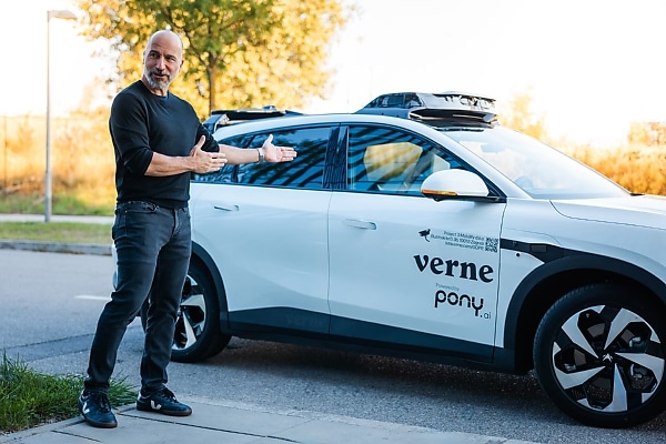Uber CEO Tests Driverless Verne Robotaxi Ahead Of Steering-Wheel-Free Global Rollout