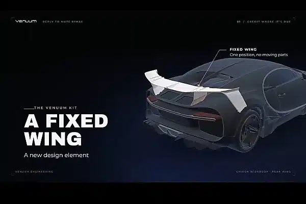 Venuum Defends Fixed Carbon-Fibre Wing On Burna Boy’s ₦9 Billion Chiron VXX After Bugatti CEO’s Comments
