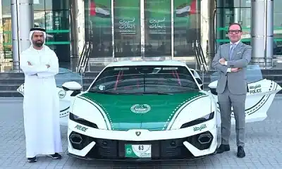 Dubai Police Adds Lamborghini Temerario To Luxury Patrol Fleet, A Month After Mansory Ferrari 812 Superfast