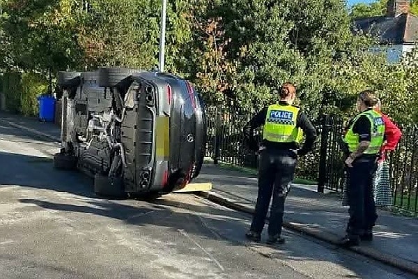 Second Hull City Star Flips Mercedes SUV At Same Spot Where Team-Mate Overturned Defender