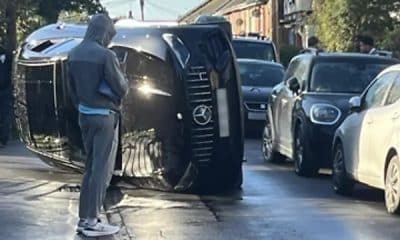 Second Hull City Star Flips Mercedes SUV At Same Spot Where Team-Mate Overturned Defender