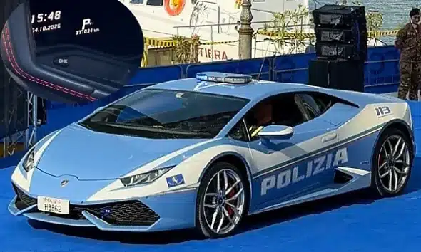 377,034 km After 9 Years: Italian Police’s Lamborghini Huracán Has The World’s Highest Mileage