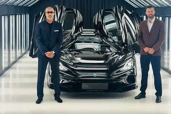 Mate Rimac Personally Delivers First-Ever ‘Tiffany Edition’ Nevera R To Customer