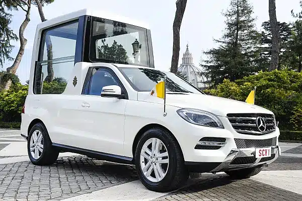 Mercedes-Benz Opens Vatican Exhibition Featuring 8 Historic Popemobiles Since 1930