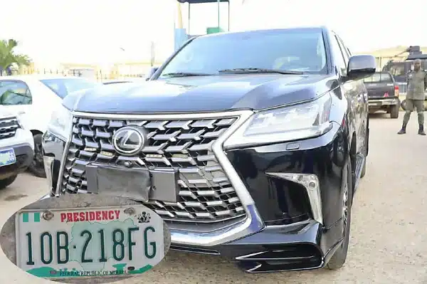 FCT Police Arrest Motorist, Intercept Lexus LX570 SUV With Forged “Presidency” Number Plate