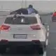 Police Turns Spider-Man, Clings To Roof Of Speeding Hyundai Creta During 40km Anti-Smuggling Chase