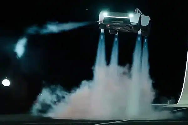 Tesla Unveils Flying Roadster With SpaceX Thrusters, Claims 0–60 MPH In Under One Second