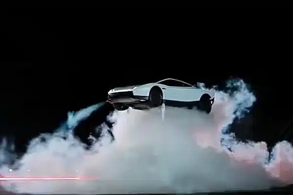 Tesla Unveils Flying Roadster With SpaceX Thrusters, Claims 0–60 MPH In Under One Second