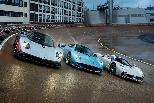 Three Pagani Icons—Zonda, Huayra And Utopia—Gather To Celebrate 140 Years Of Mercedes-Benz