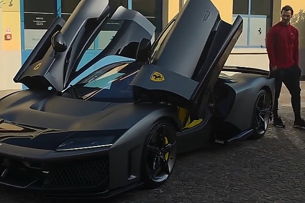 Swedish Soccer Icon Zlatan Ibrahimovic Buys $4 Million Ferrari F80 For 45th Birthday (Photos)